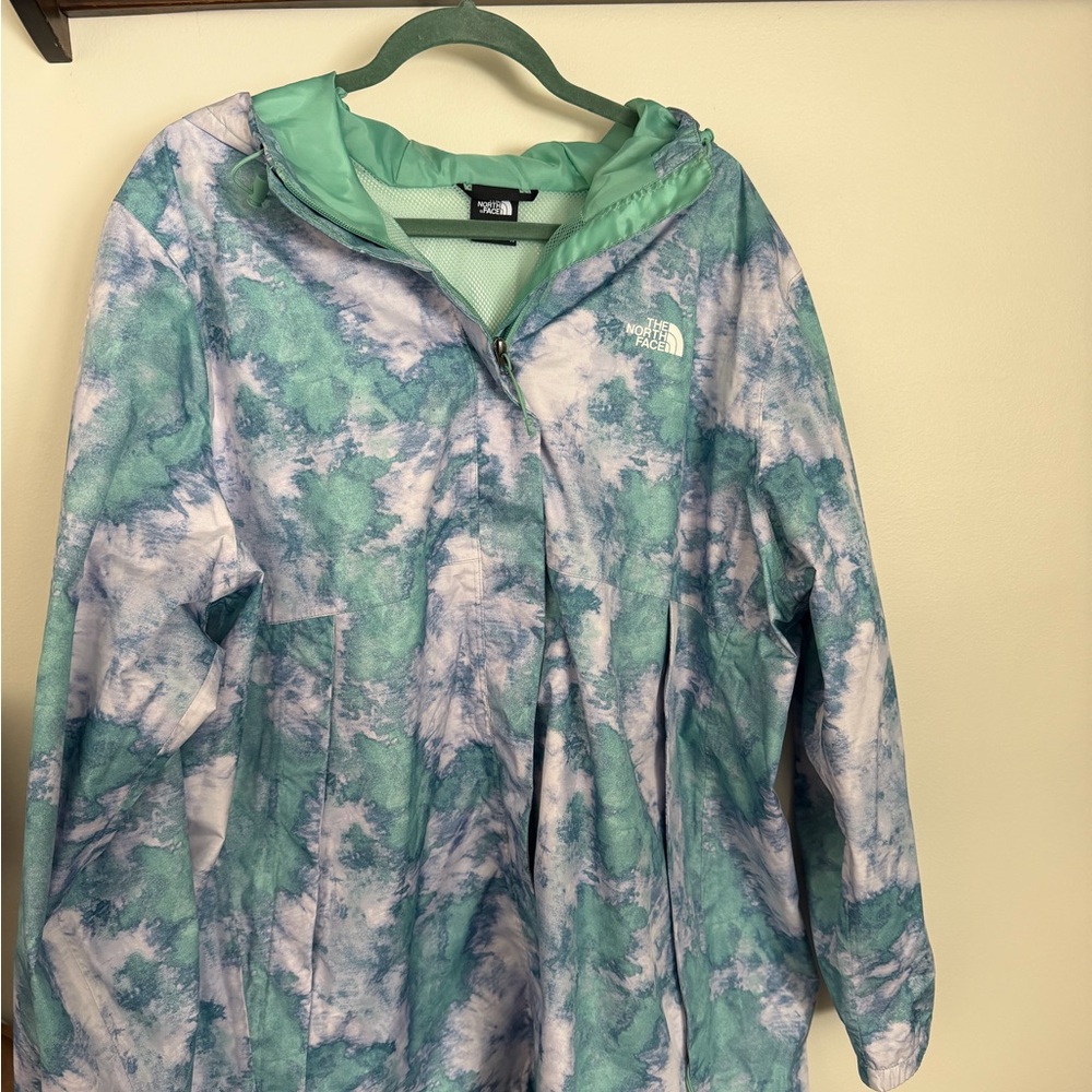 The North Face Women's Blue and Green Ski Jacket